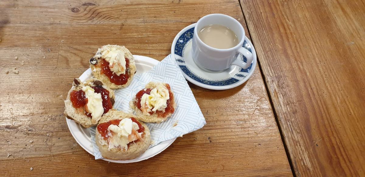 The Cream Tea at the end!