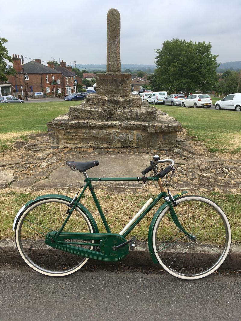 green bike